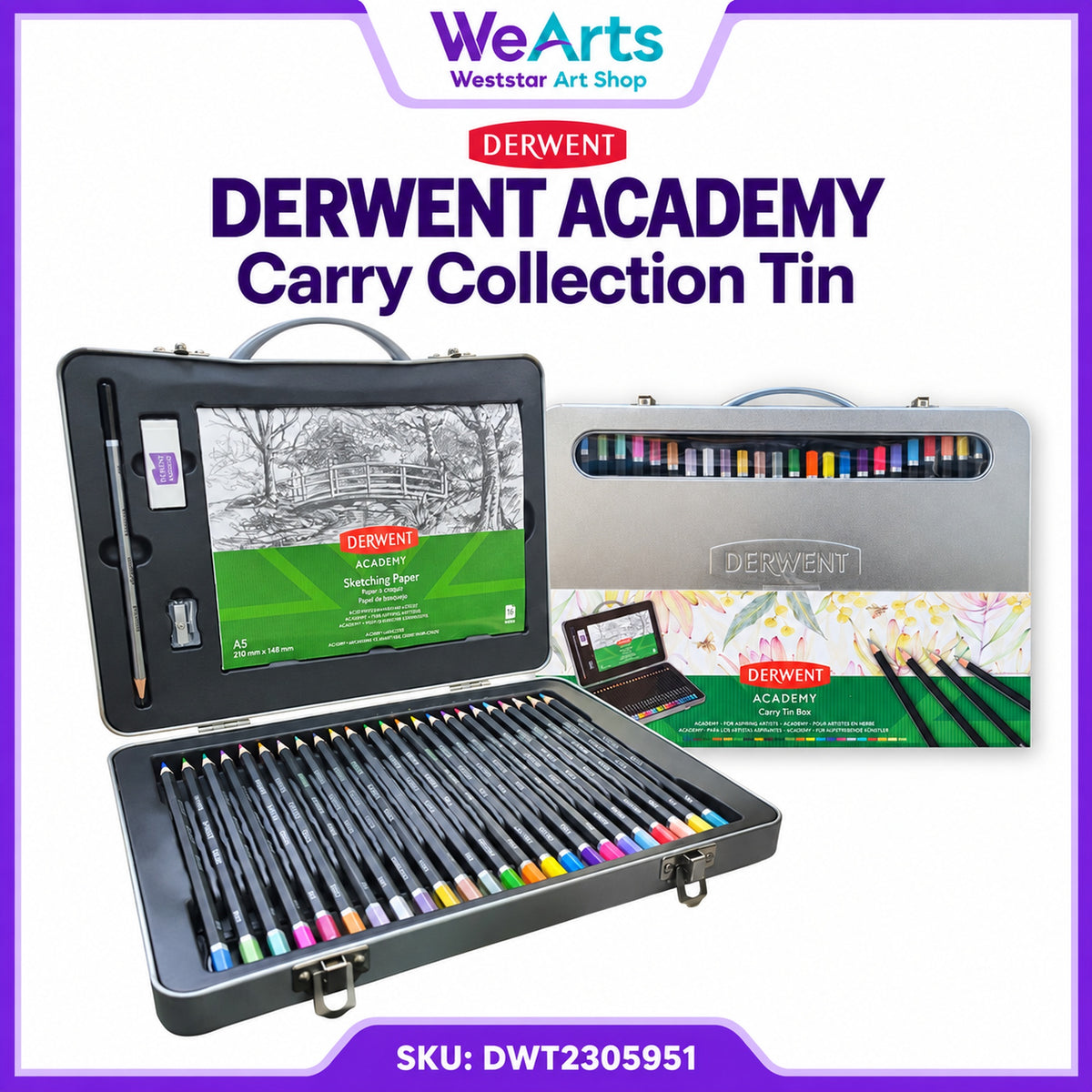 Derwent Academy Carry Collection Tin