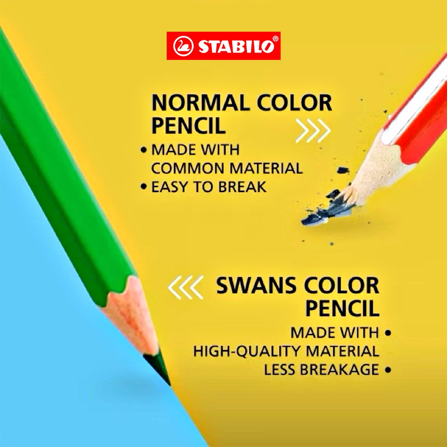 [WE-ARTS] Stabilo Swans 1870S/16SP1 Colour Pencil Back to School Set
