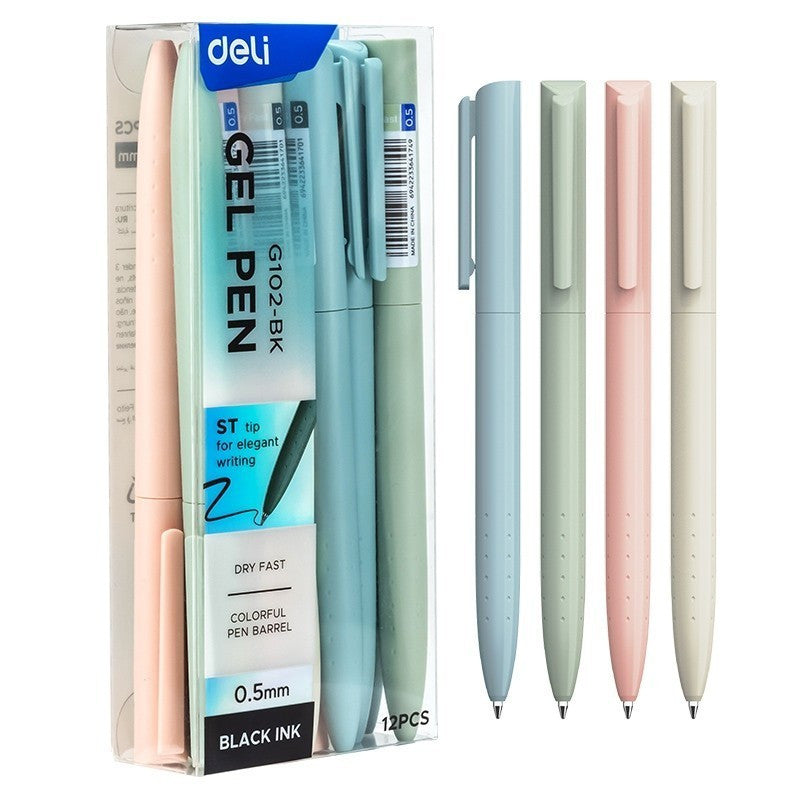 [WETAS] DELI Quick-dry Gel Pen 0.5mm ST Tip Gel Pen EG102