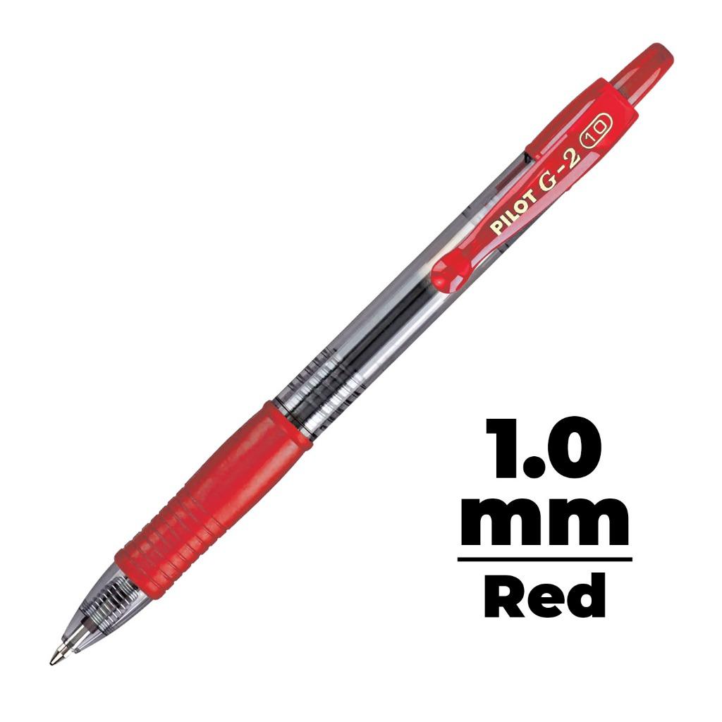 PILOT G2 Gel Pen, Pilot Retractable Gel Pen, Pilot G-2 Gel Pen - 0.38, 0.5, 0.7, 1.0 | Black / Blue / Red