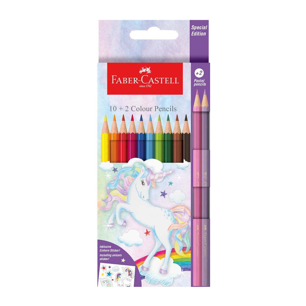 [WESTSTAR] FABER-CASTELL Unicorn & Dino Colour Pencils