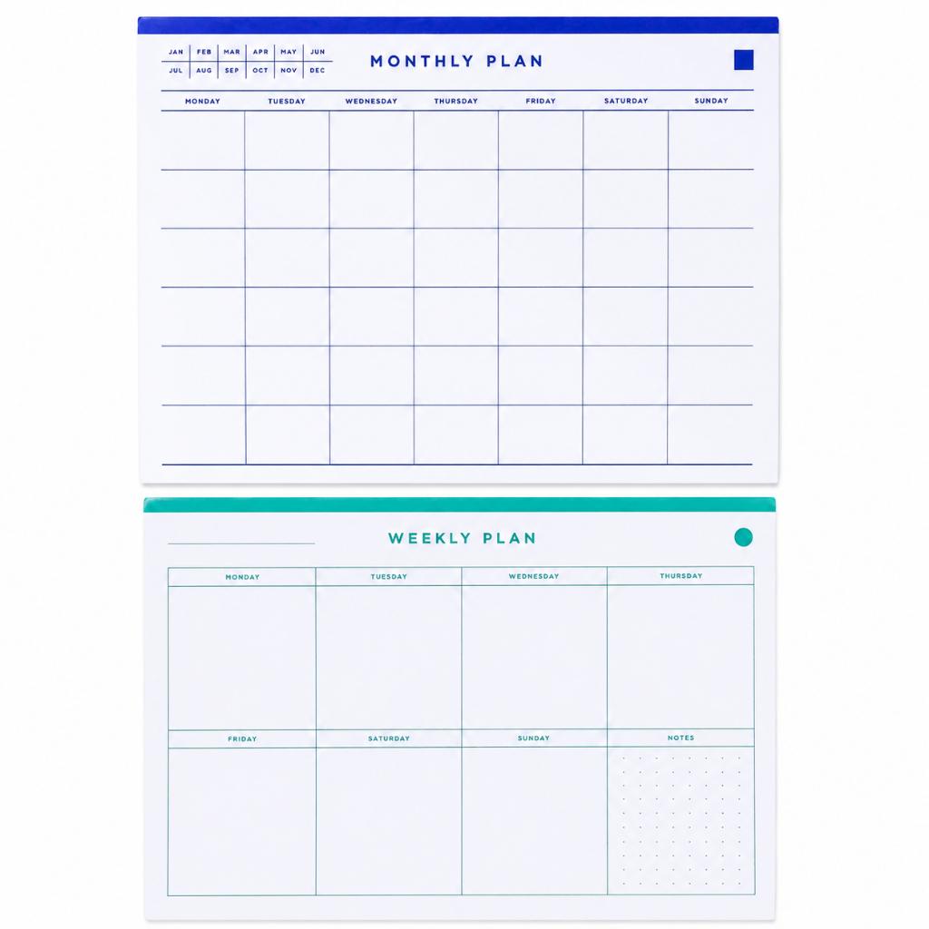 [WE-ARTS]  Elephant Plan Sticko Note Monthly / Weekly 140x100mm