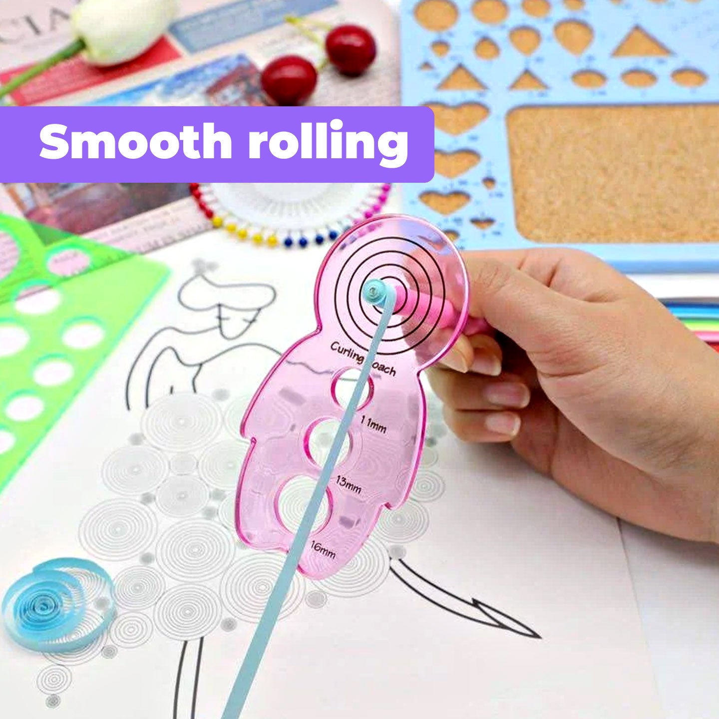 [WE-ARTS] Paper Quilling Tool Set Quilling Pen Set  Alat Quilling Kertas  DIY Craft Tools - 5pcs/set