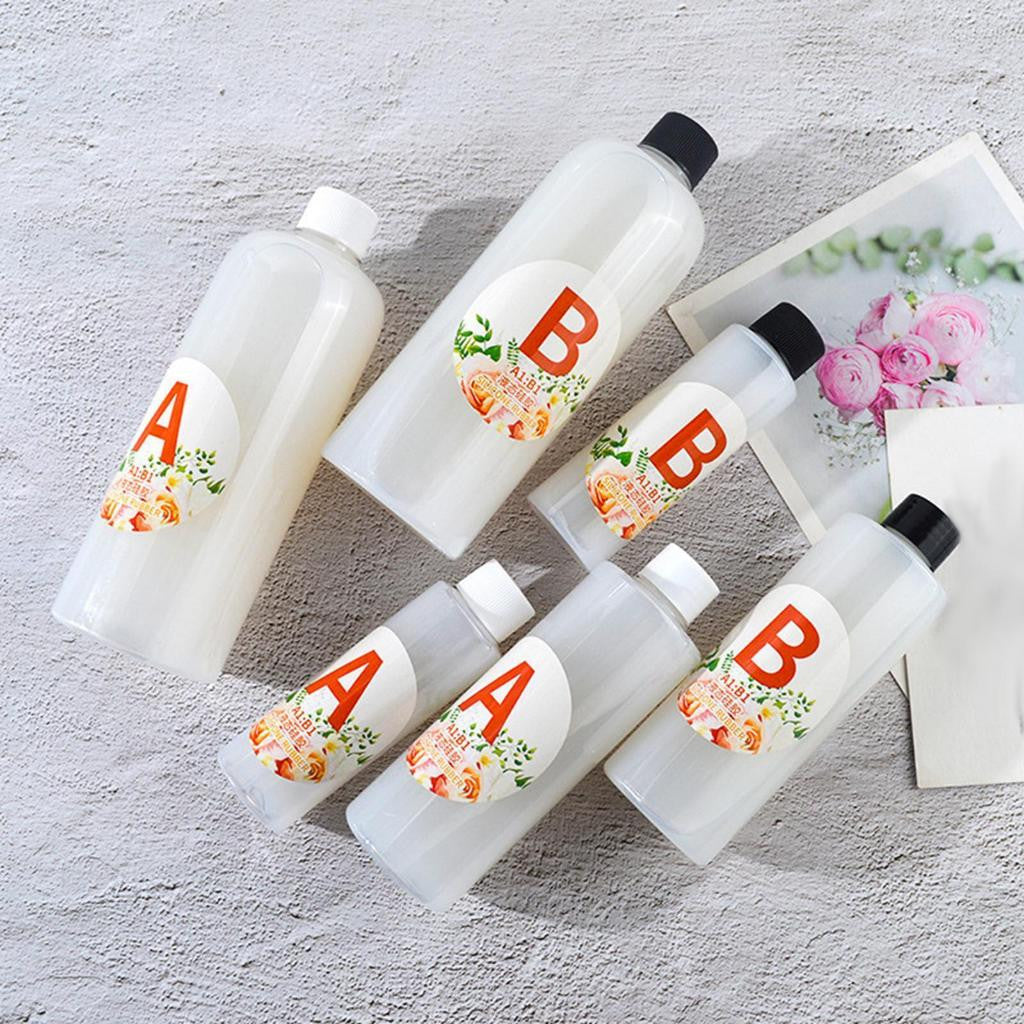 [WETAS] DIY Silicone Model Making Liquid Silicone Rubber Epoxy Resin Casting Mixing Ratio Jewelry Making Candle Supplies