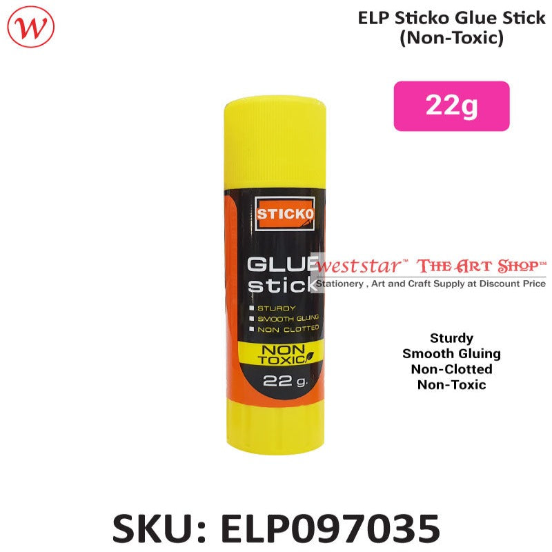 Elephant Sticko Glue Stick - Non toxic