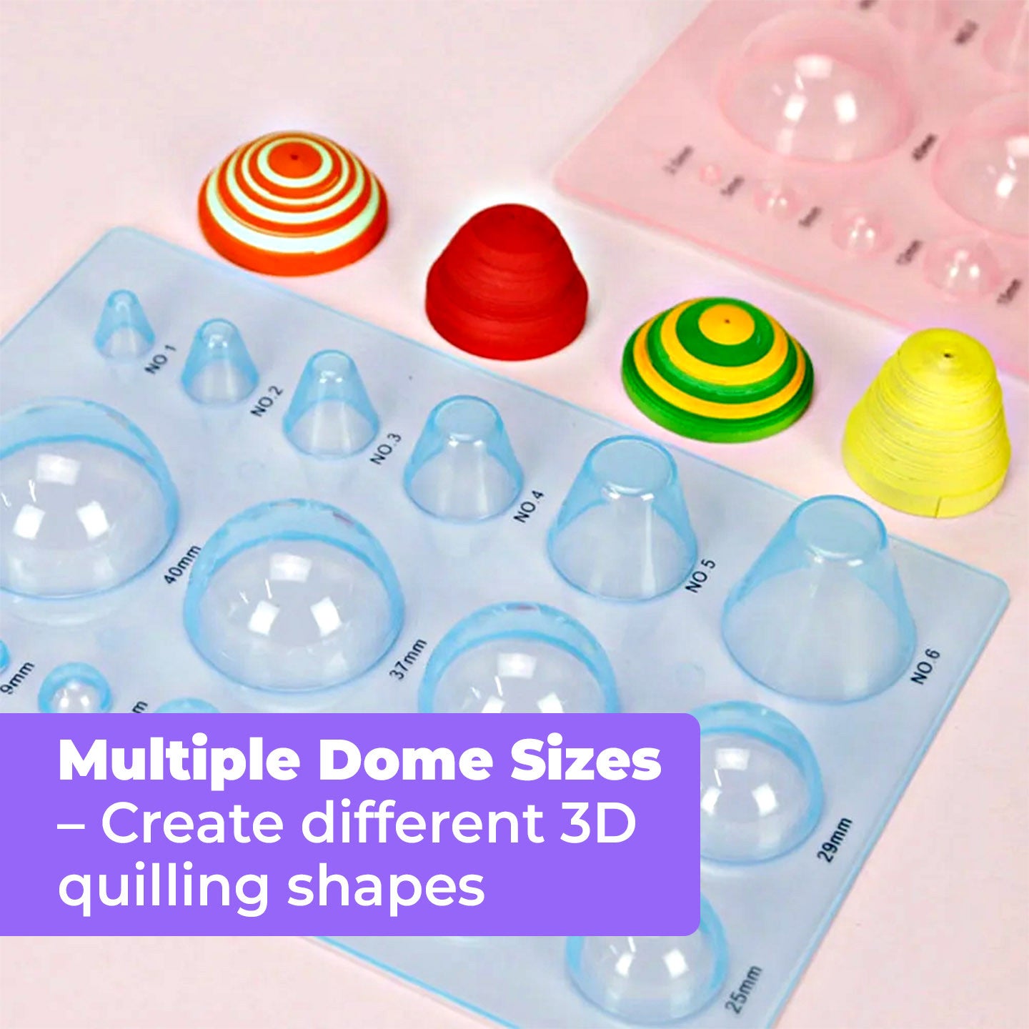 [WE-ARTS] 3D Paper Quilling Dome Mould (Shaping Board) Alat Quilling Kertas DIY Craft Tools