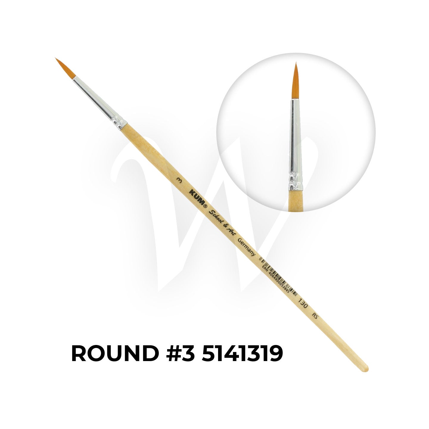 [WESTSTAR] KUM® SCHOOL & ART Brush Set (ROUND)