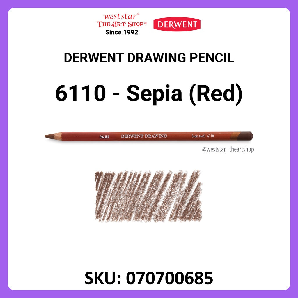 [WESTSTAR] Derwent Drawing Pencil  - Single Pc