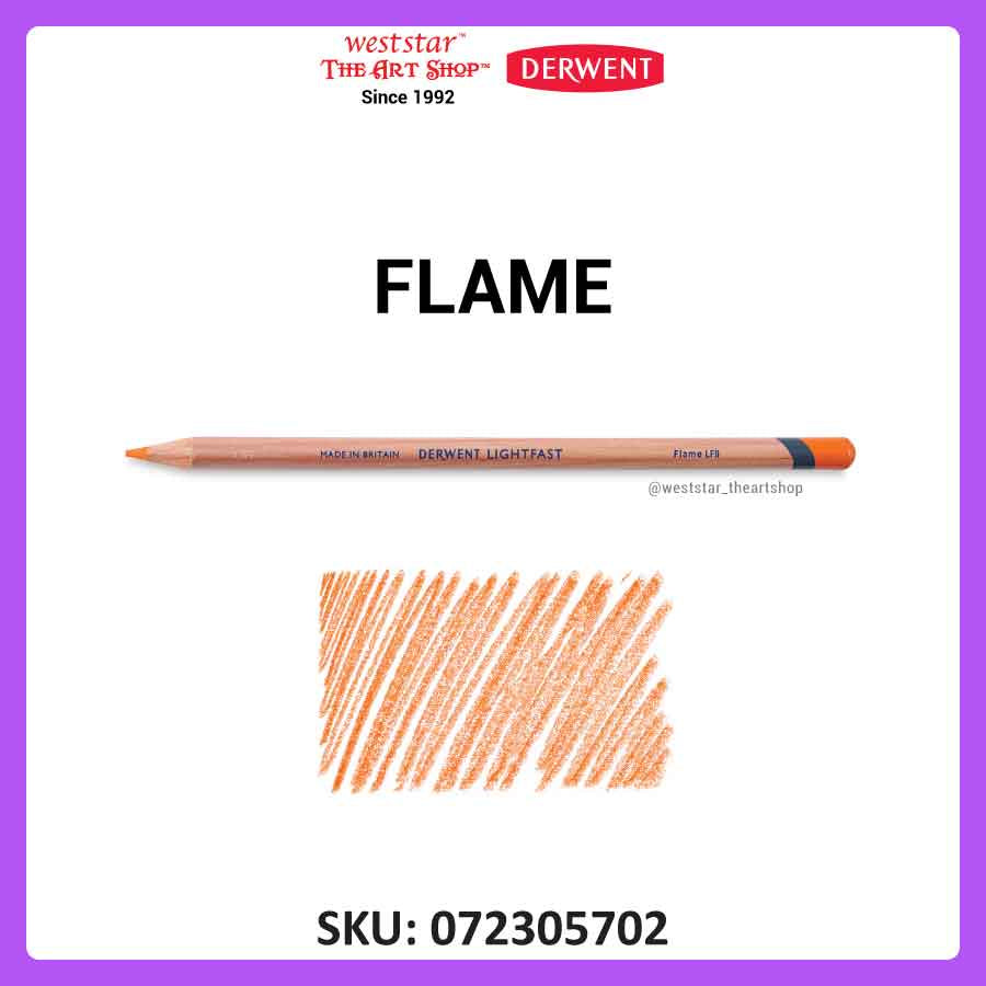 [Weststar TAS] Derwent Lightfast Color Pencil Refill - Single Piece (100 Colors)