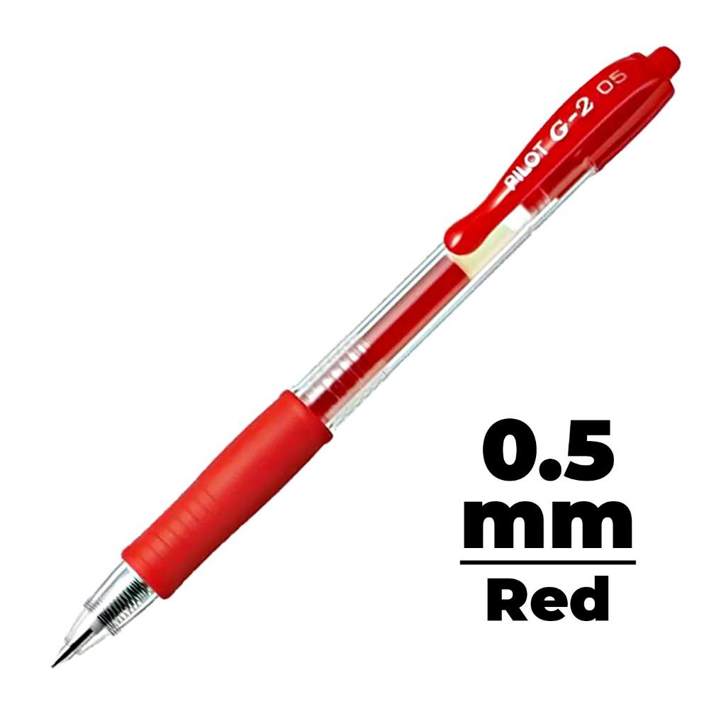 PILOT G2 Gel Pen, Pilot Retractable Gel Pen, Pilot G-2 Gel Pen - 0.38, 0.5, 0.7, 1.0 | Black / Blue / Red
