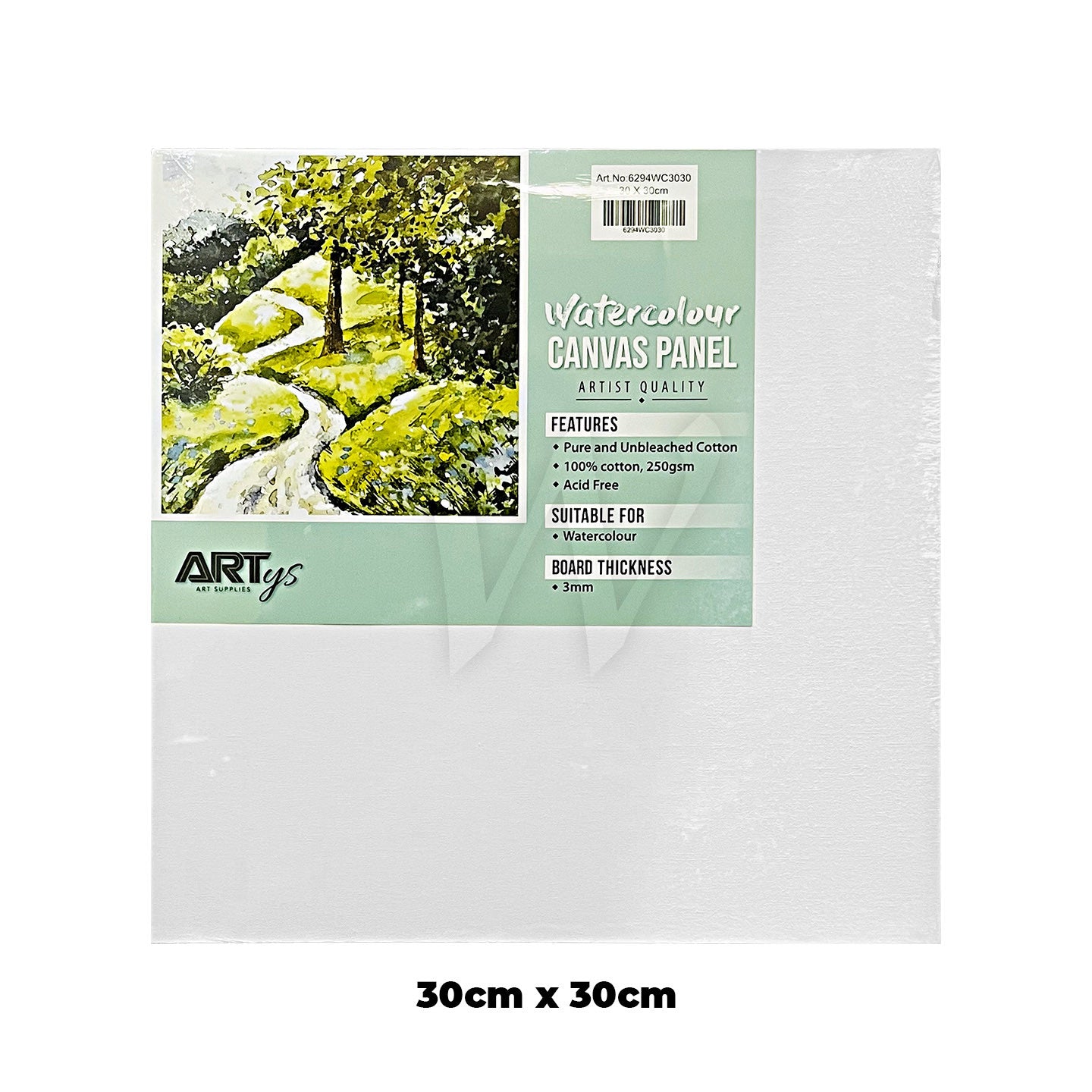 ARTYS Watercolour Canvas Panel Canvas Board for Watercolour Painting Frame Kanvas Lukis Drawing Canvas Panel