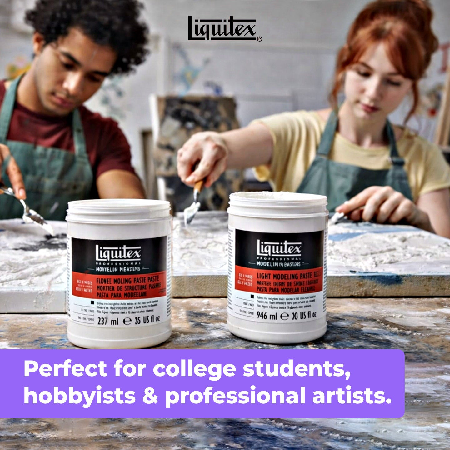LIQUITEX Modelling Paste Flexible Modeling Paste Light Modeling Paste