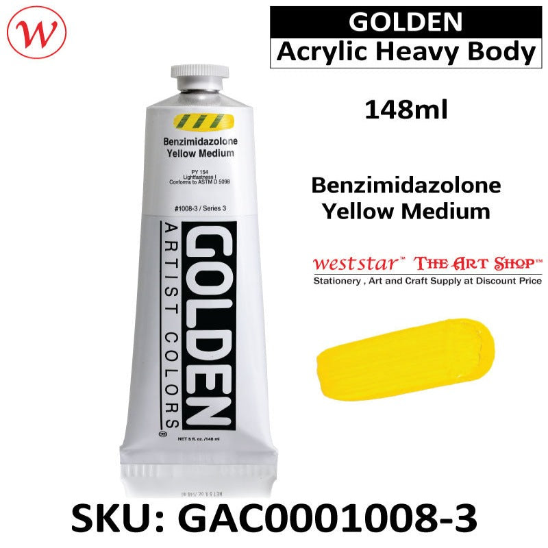 Golden Acrylic Heavy Body | (148ml)