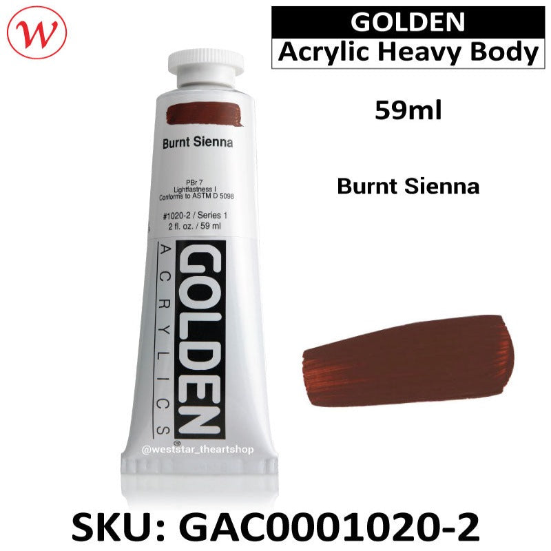 Golden Heavy Body Acrylic Paint | (59ml)