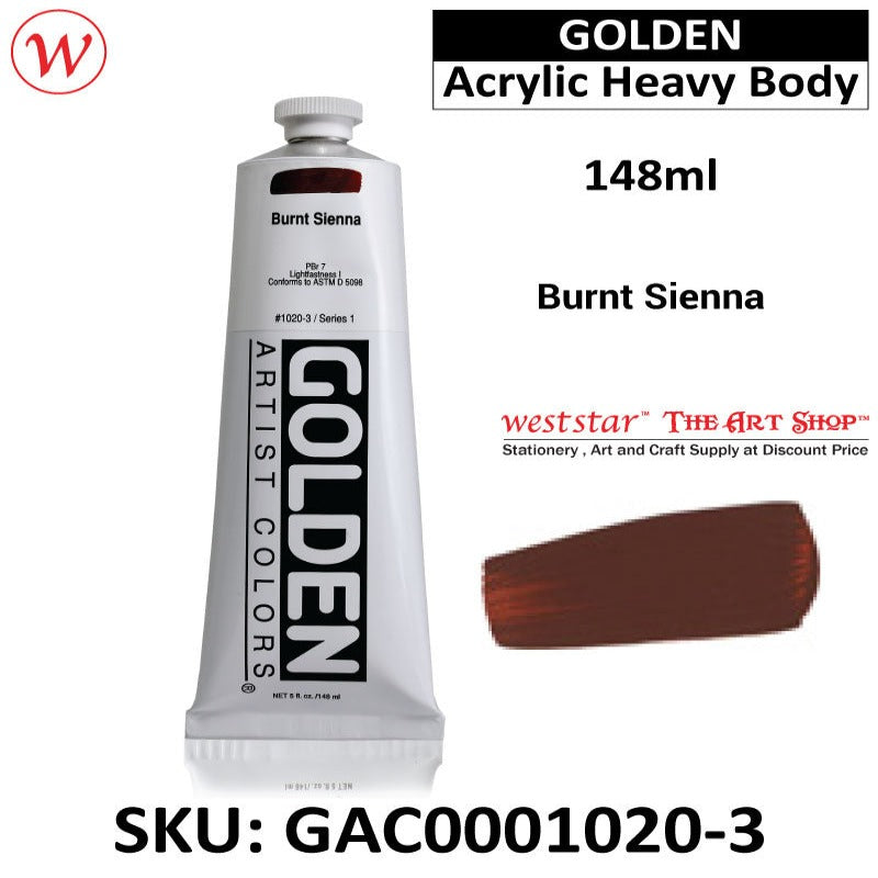 Golden Acrylic Heavy Body | (148ml)