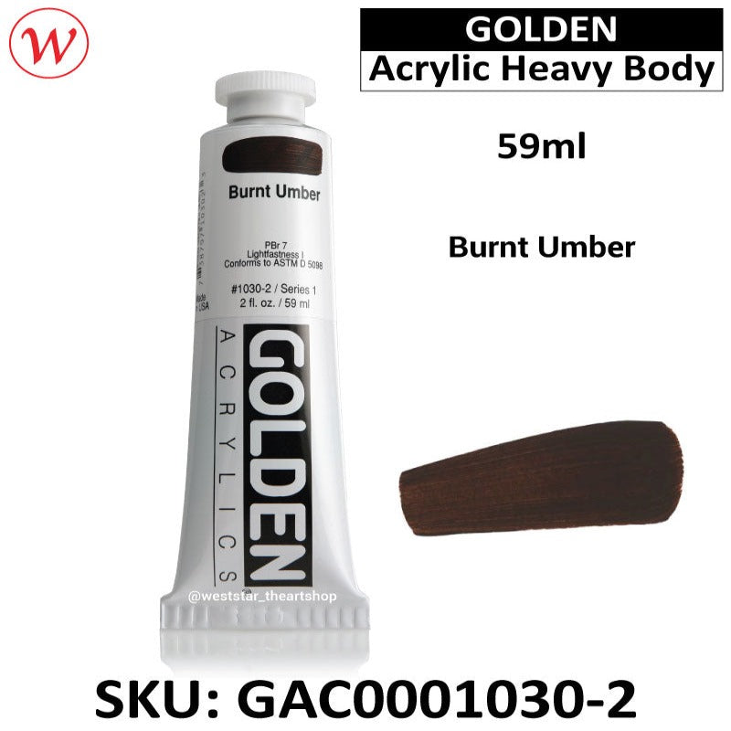 Golden Heavy Body Acrylic Paint | (59ml)