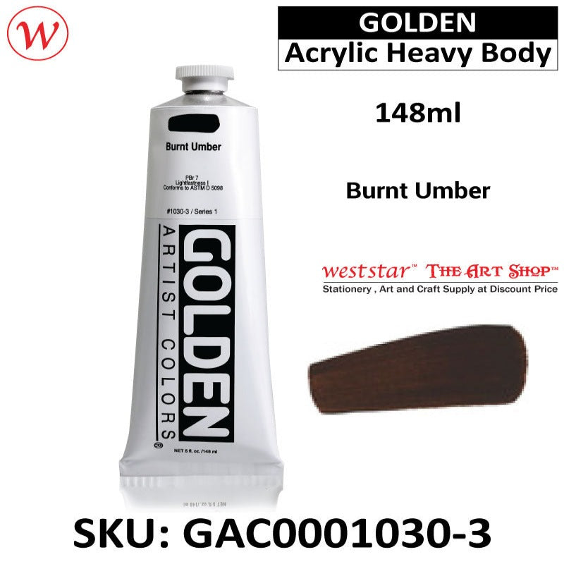 Golden Acrylic Heavy Body | (148ml)