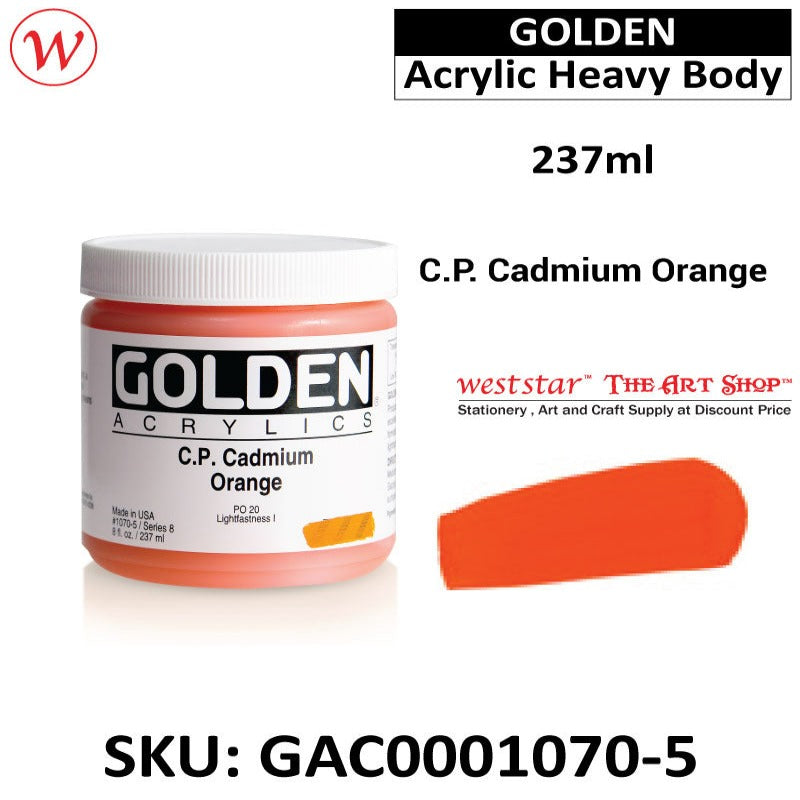 Golden Acrylic Heavy Body | (237ml)