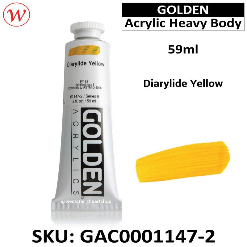 Golden Heavy Body Acrylic Paint | (59ml)