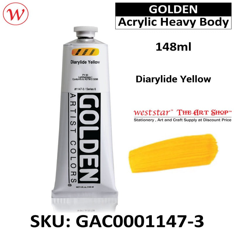 Golden Acrylic Heavy Body | (148ml)