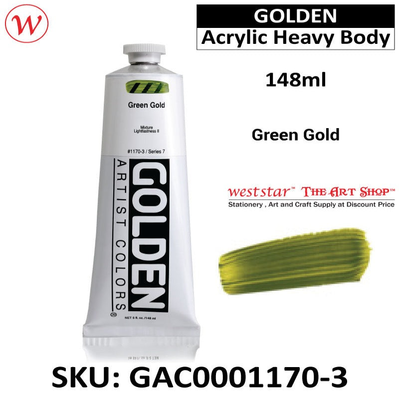 Golden Acrylic Heavy Body | (148ml)