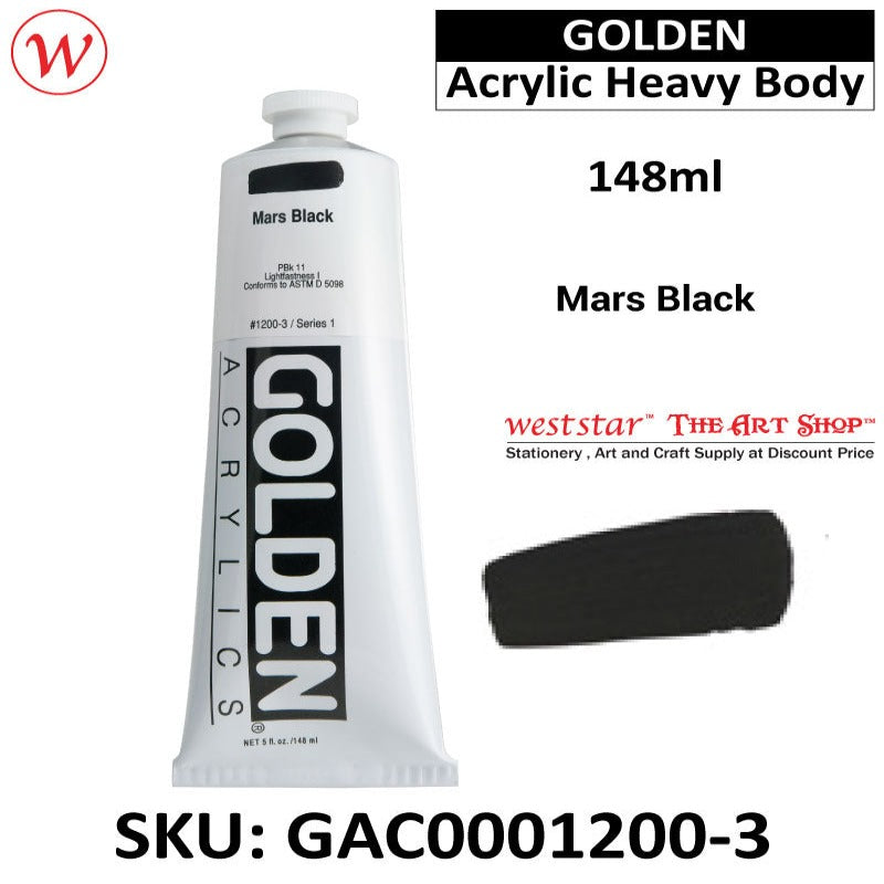 Golden Acrylic Heavy Body | (148ml)