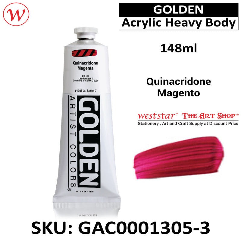 Golden Acrylic Heavy Body | (148ml)