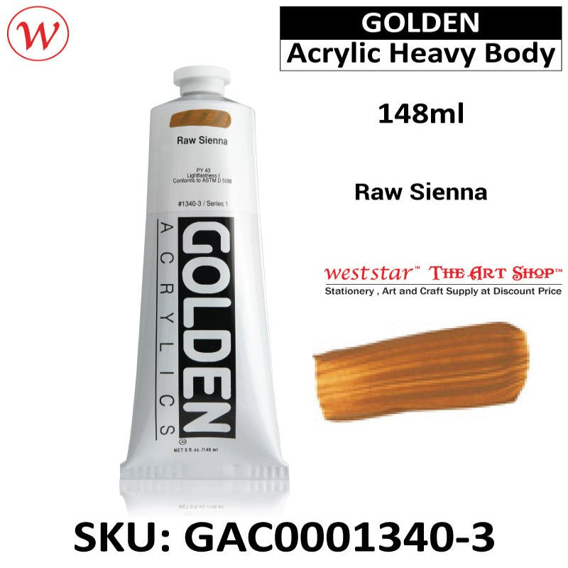 Golden Acrylic Heavy Body | (148ml)