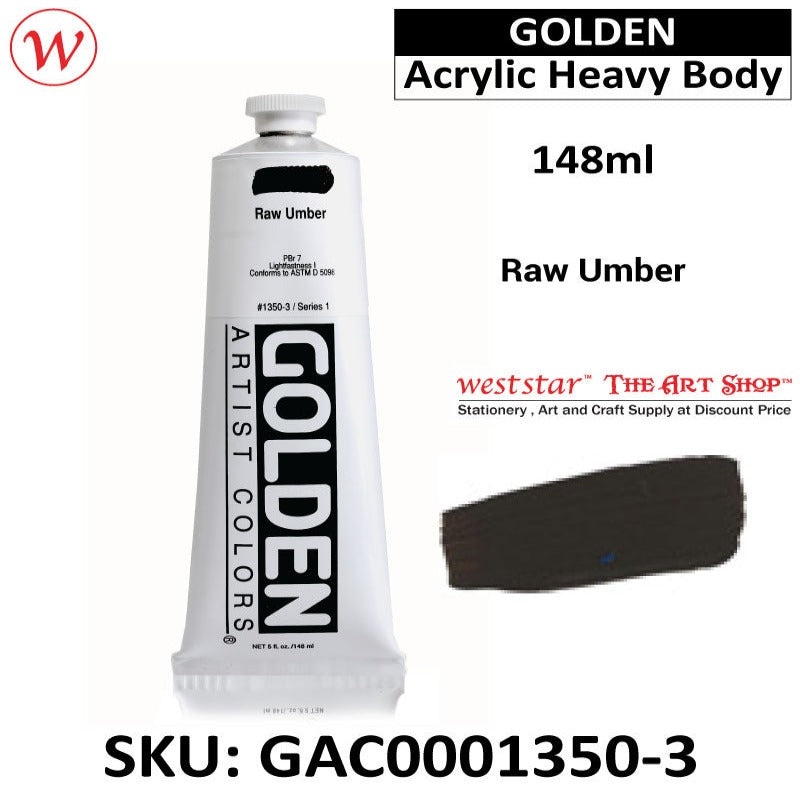 Golden Acrylic Heavy Body | (148ml)