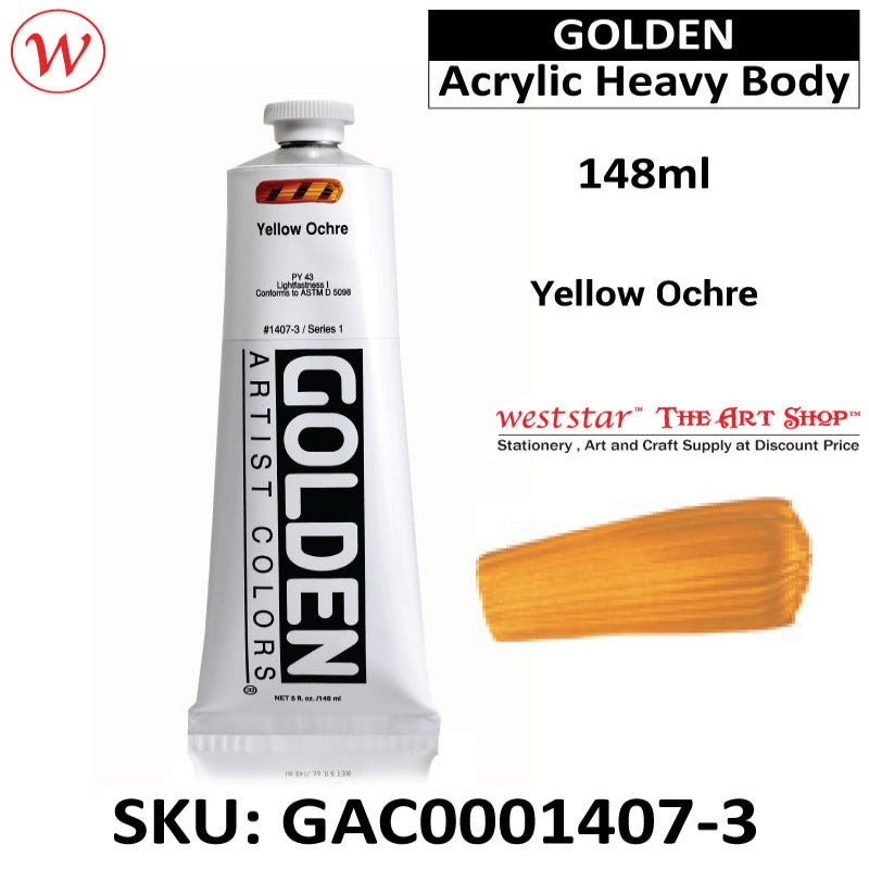 Golden Acrylic Heavy Body | (148ml)