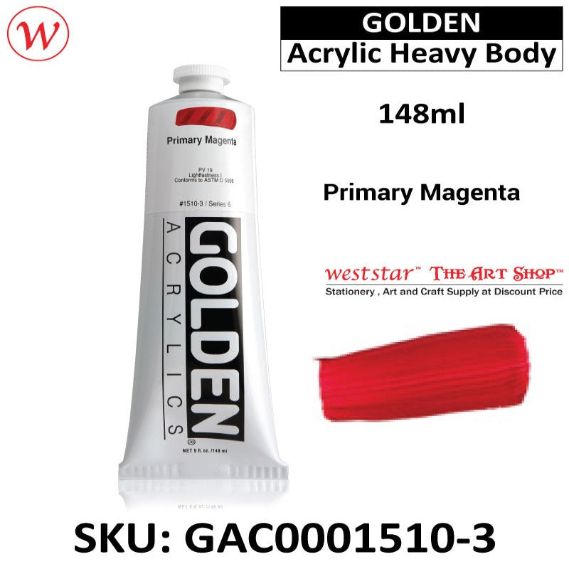 Golden Acrylic Heavy Body | (148ml)