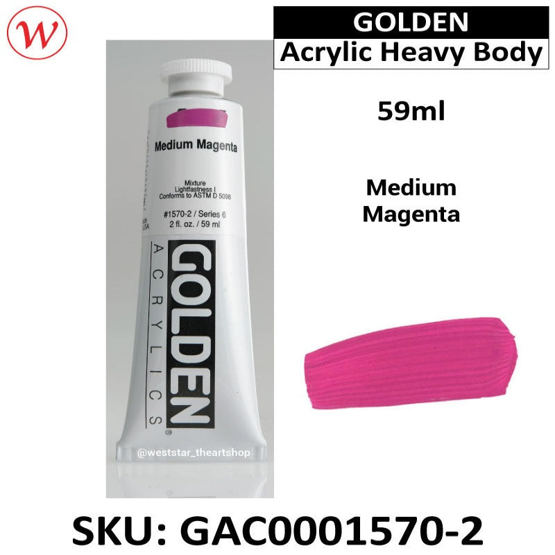 Golden Heavy Body Acrylic Paint | (59ml)