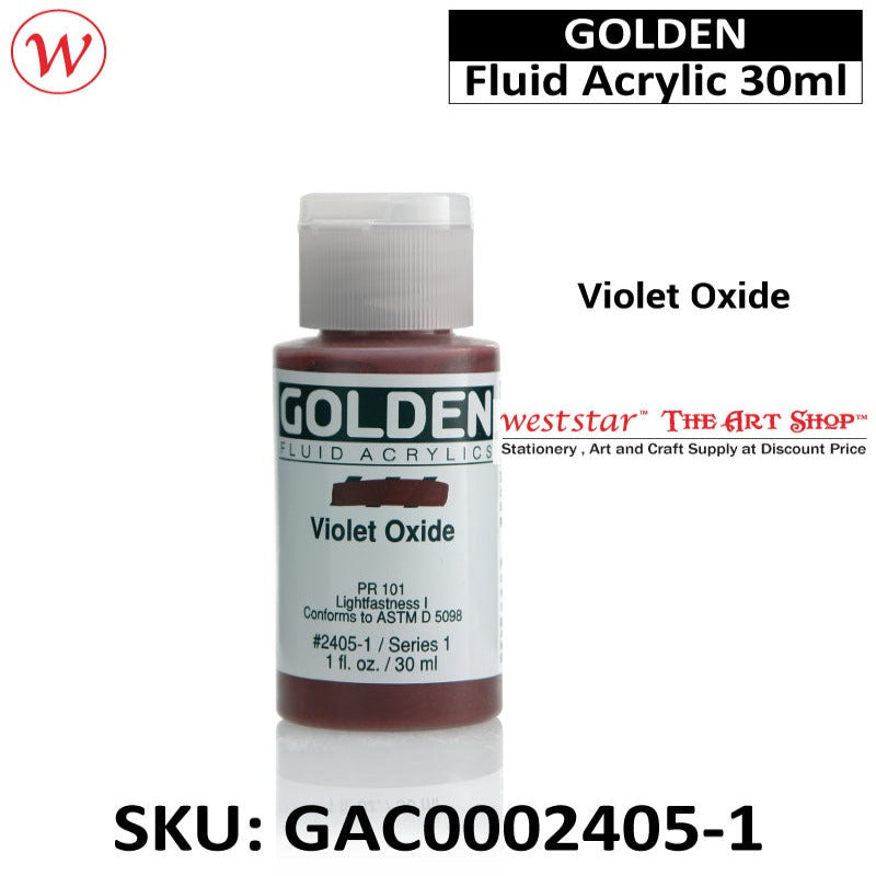 Golden Fluid Acrylic Color | 30ml