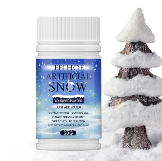 [WESTSTAR] EELHOE Artifical Snow Slush Powder / Instant Snow Powder for Christmas Decoration/Festival/ Salji Buatan - 50g