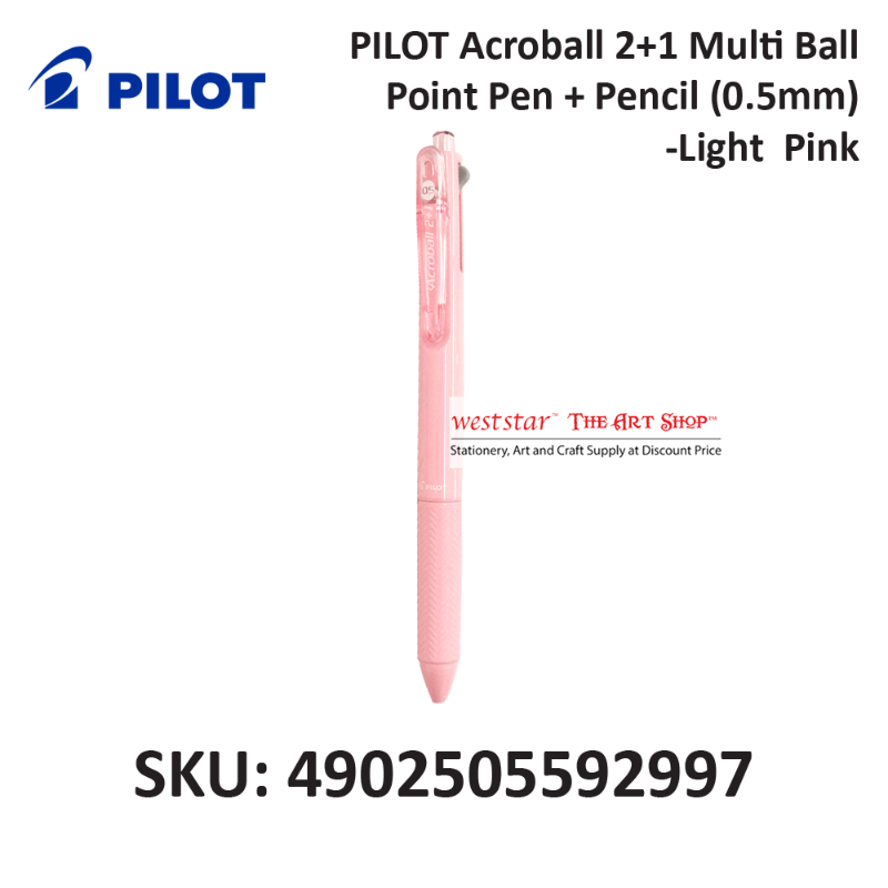 PILOT Acroball 2+1 Multi Ball Point Pen + Pencil (0.5mm)-grp