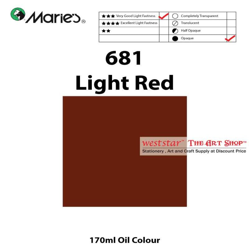 Marie's Oil Color, Oil Paint 170ml - SIngle Tube (>50 colors)