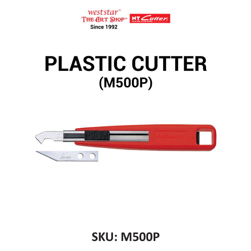 NT M-500P Plastic / Acrylic Sheet Cutter + 2 different blades