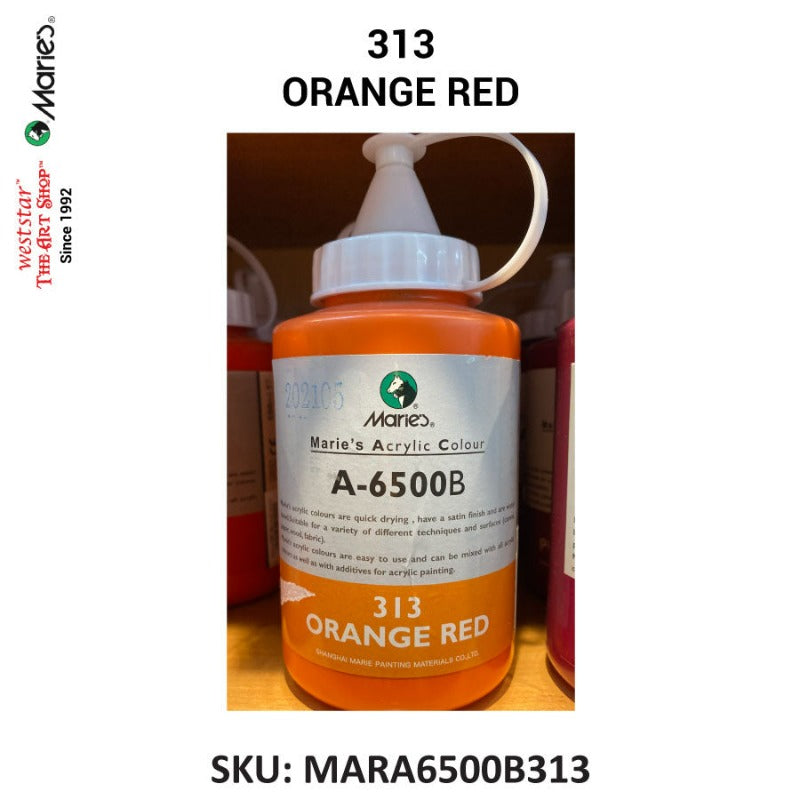 Marie's Acrylic Color (A-6500B) - 500ml | Soft squeeze bottle