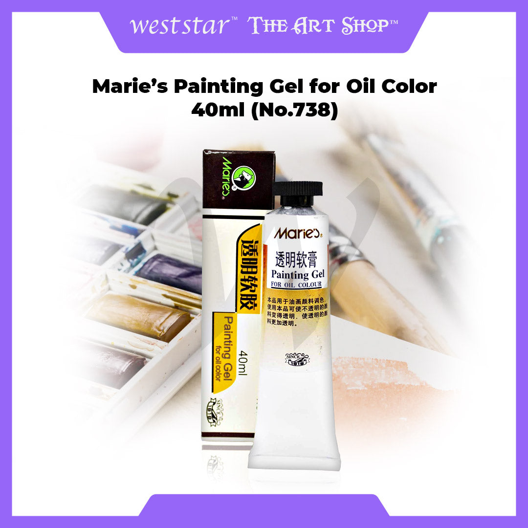 Marie's Painting Gel 40ml (No. 738) | For Oil Color