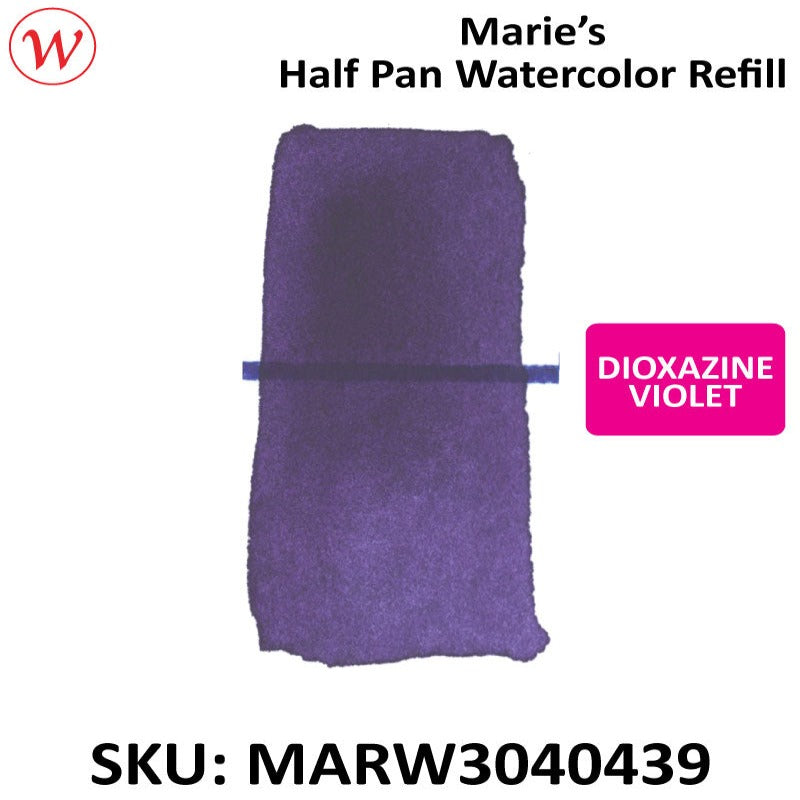 Marie's Watercolor Half Pan Refill