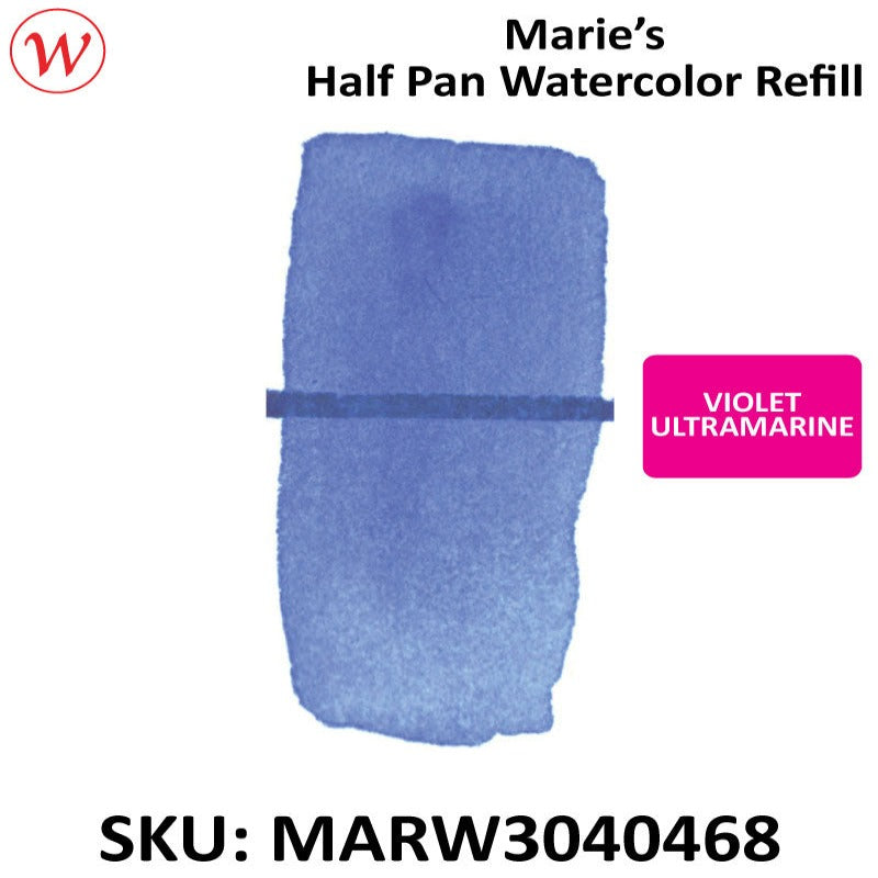 Marie's Watercolor Half Pan Refill