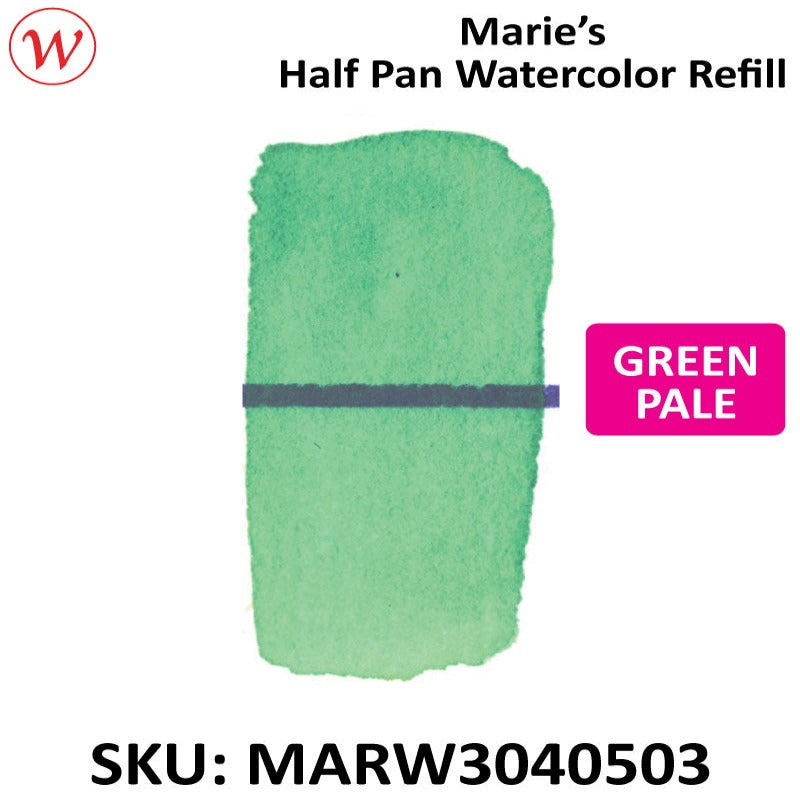 Marie's Watercolor Half Pan Refill