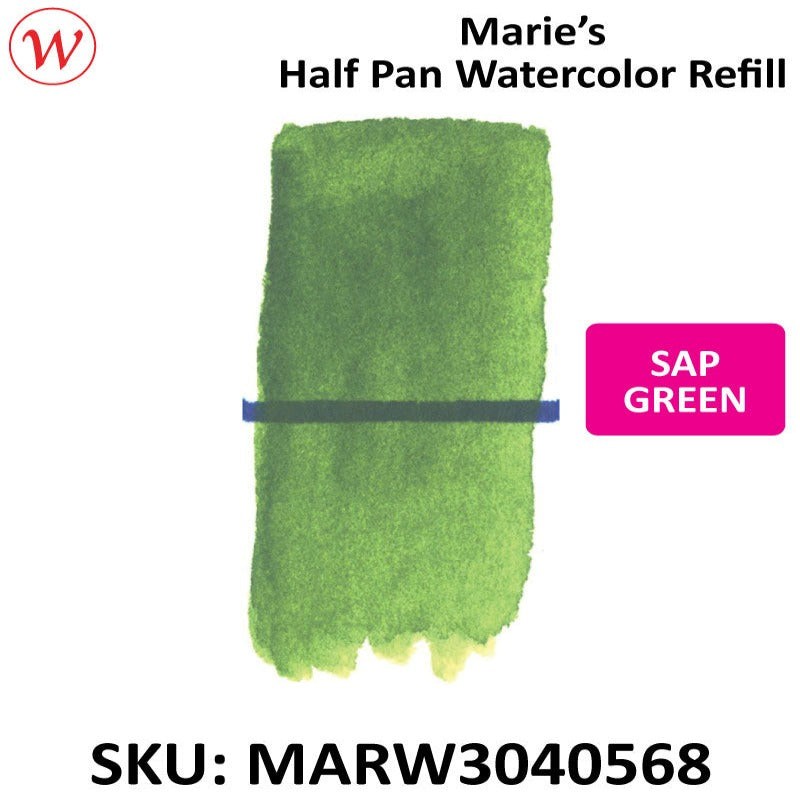 Marie's Watercolor Half Pan Refill