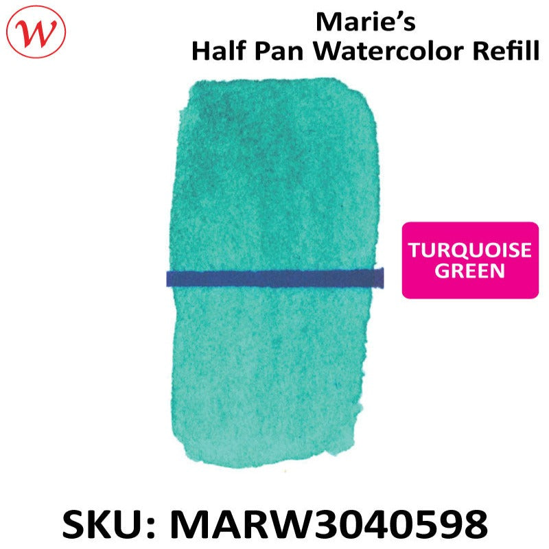 Marie's Watercolor Half Pan Refill