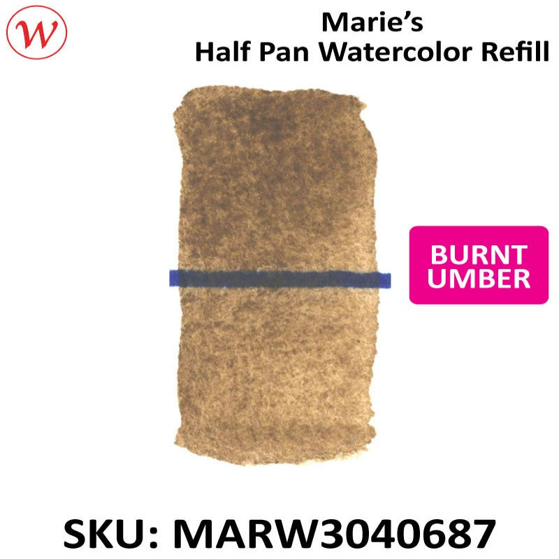 Marie's Watercolor Half Pan Refill