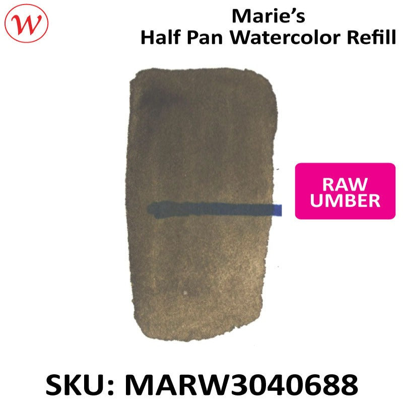 Marie's Watercolor Half Pan Refill