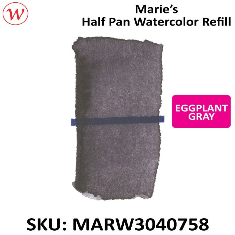 Marie's Watercolor Half Pan Refill