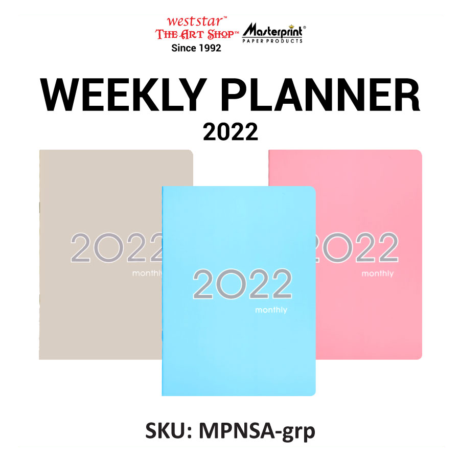 A5, B5 2022 Monthly Planner Book