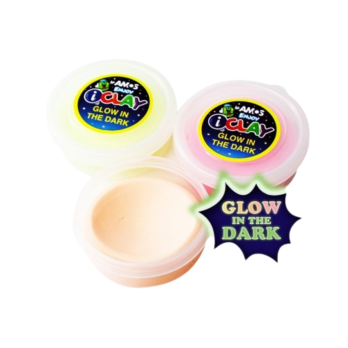 [WESTSTAR] AMOS I CLAY 18GR/3P Glow In The Dark IC18P3GD