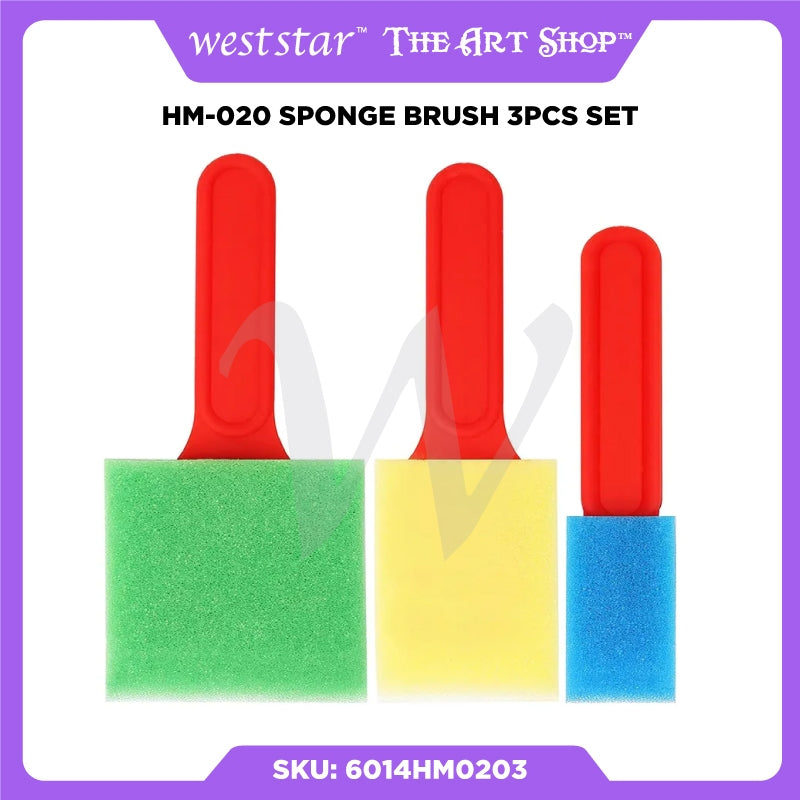 [Weststar TAS] HM-020 Sponge Brush 3pcs Set